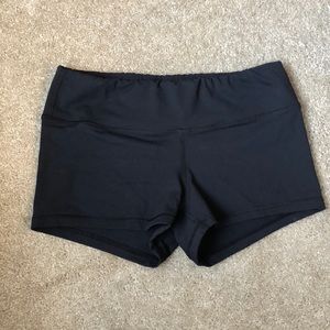 Black Fleo Shorts
